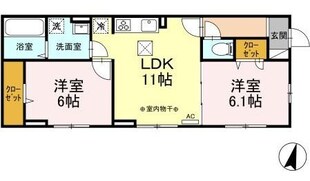 仮称)D-room平戸町の物件間取画像